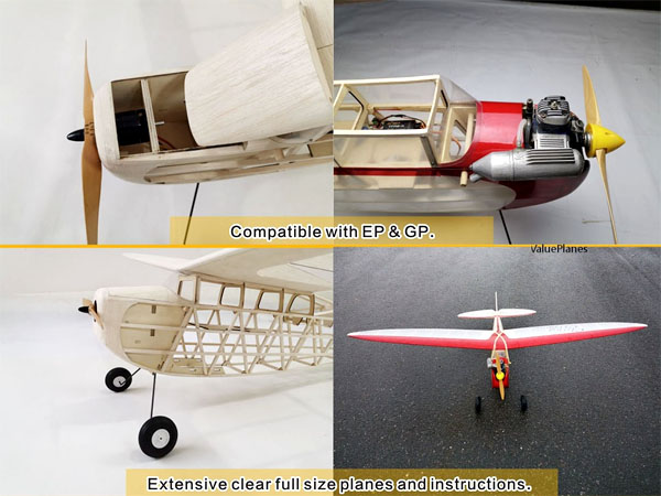 KK HOBBY 】 Cloud Clipper 71 kit （バルサキット） ラダー機 キット ラジコン飛行機