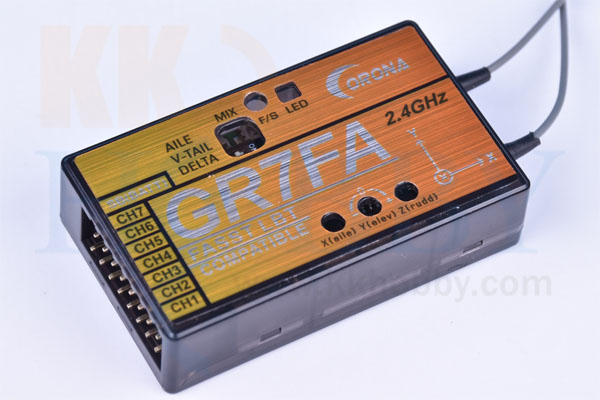 コロナ GR7FA （ジャイロ付FASST互換2.4G受信機） /13S3A